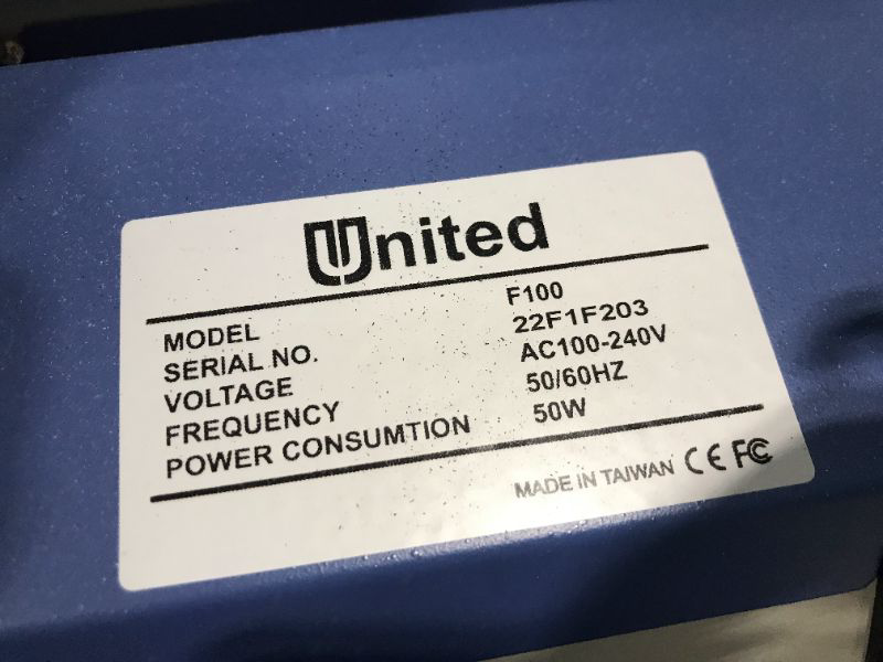 Photo 1 of United F100 Automatic Paper Folding Machine, 200 Sheets, Letter and Legal Size