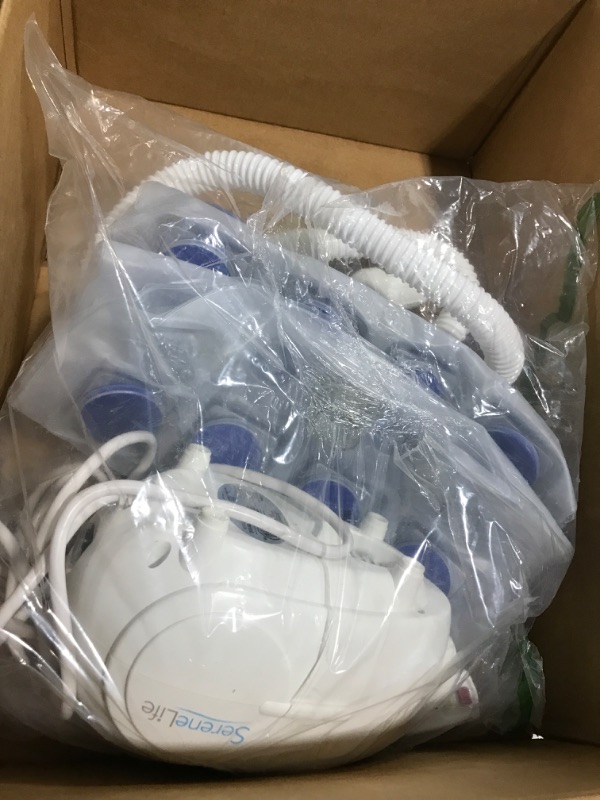 Photo 1 of Portable Spa Bubble Bath Massager - Thermal Spa Waterproof Non-slip Mat with Suction Cup Bottom, Motorized Air Pump & Adjustable Bubble Settings - Remote Control Included - Serenelife PHSPAMT22
