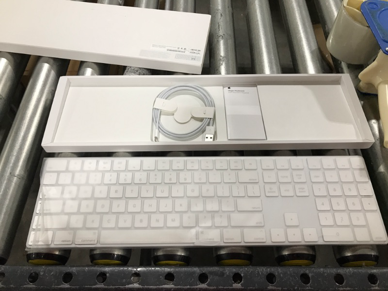 Photo 2 of Apple Magic Keyboard with Numeric Keypad (Wireless, Rechargable) - US English - Silver
