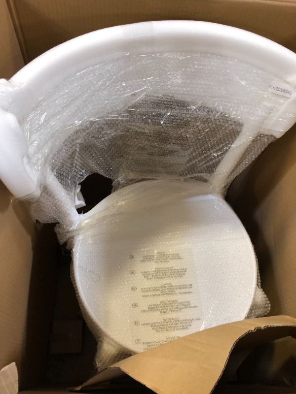 Photo 3 of Amazon Basics White, Curved Back Dining Chair-, Premium Plastic
