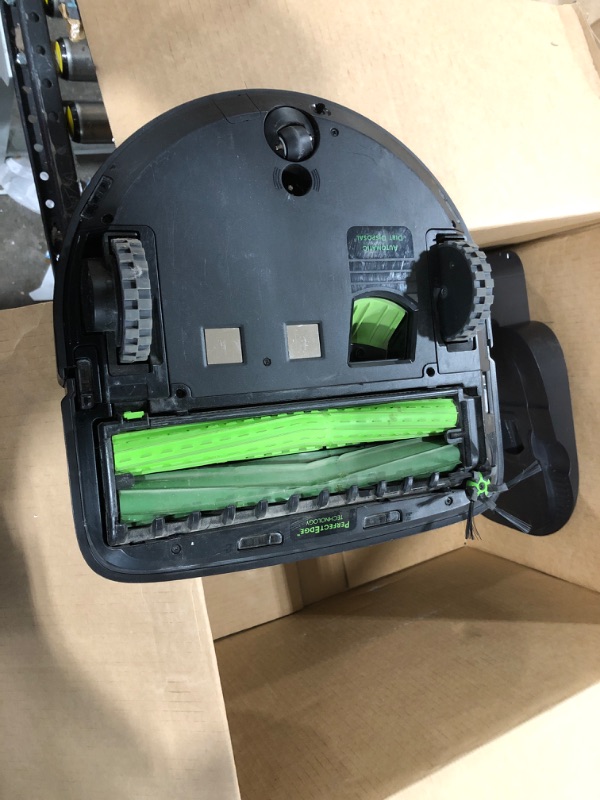 Photo 3 of FOR PARTS ONLY! iRobot Roomba s9+ (9550) Robot Vacuum with Automatic Dirt Disposal- Empties itself, Wi-Fi Connected, Smart Mapping, Powerful Suction, Corners & Edges, Ideal for Pet Hair, Black