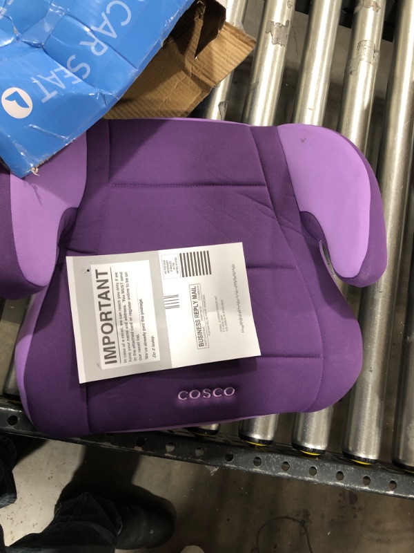 Photo 2 of Cosco Topside Child Safe Belt Positioned Backless Booster Car Seat, Purple Grape