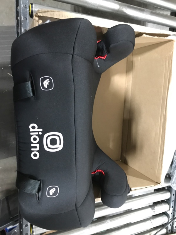 Photo 1 of Diono Solana 2 XL 2022, Dual Latch Connectors, Lightweight Backless Belt-Positioning Booster Car Seat, 8 Years 1 Booster Seat, Black NEW! LATCH Connect Single Black