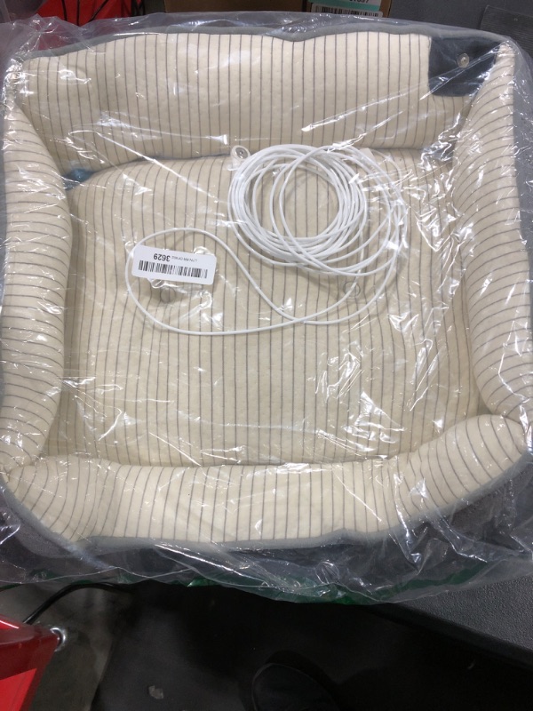 Photo 2 of Hooga Grounding Pet Bed for Dogs, Cats, Pets. Grounded, Earth Connected Pad with Conductive Silver Fiber. Multiple Sizes. 15 ft Grounding Cord. May Help Lower Inflammation, Reduce Pain, Ease Anxiety. 20"x15"