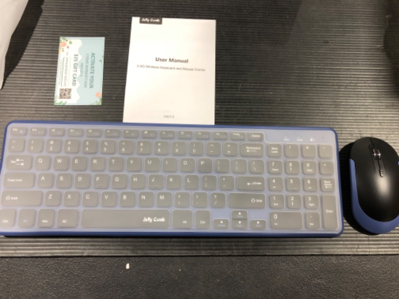 Photo 2 of Jelly Comb Wireless Keyboard & Mouse Combo