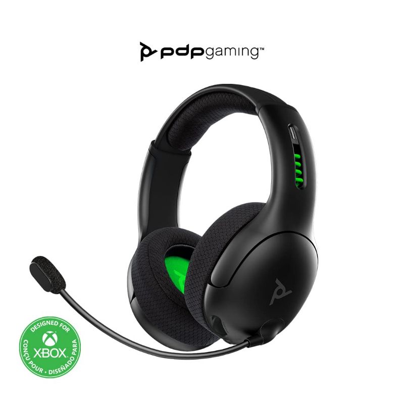 Photo 1 of PDP Gaming LVL50 Wireless Stereo Headset with Noise Cancelling Microphone: Black - Xbox One
