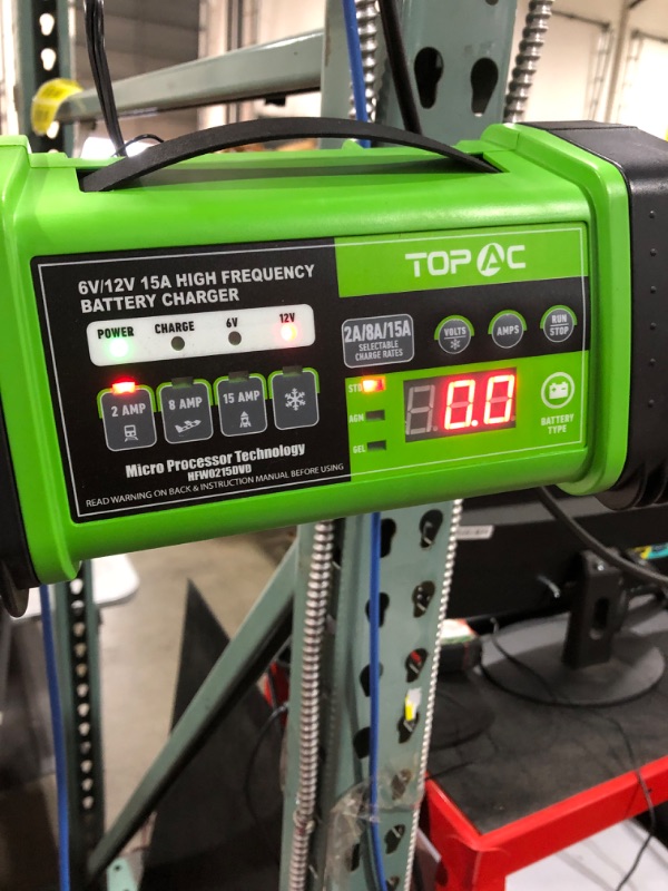 Photo 2 of TOPAC 6V/12V 15 Amp High Frequency Smart Car Battery Charger