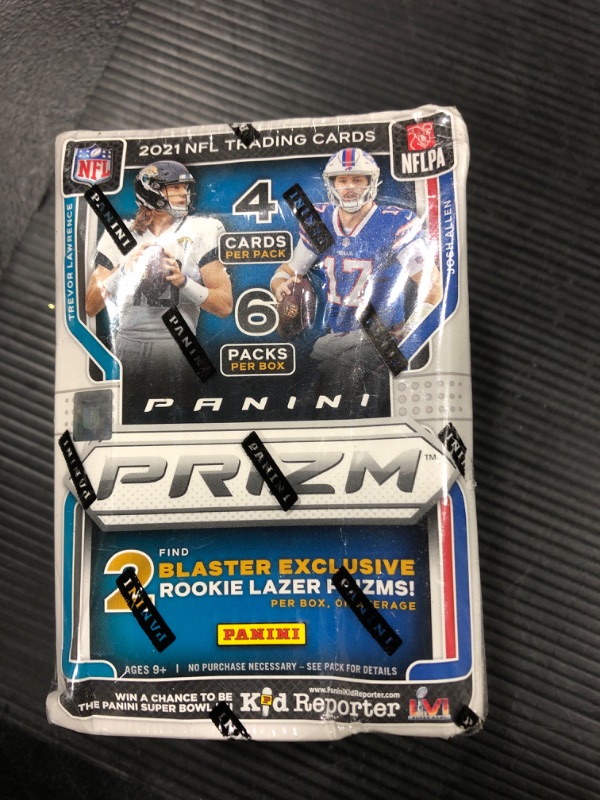 Photo 2 of 2021 Panini Prizm NFL Football BLASTER Box (6 pks/bx)