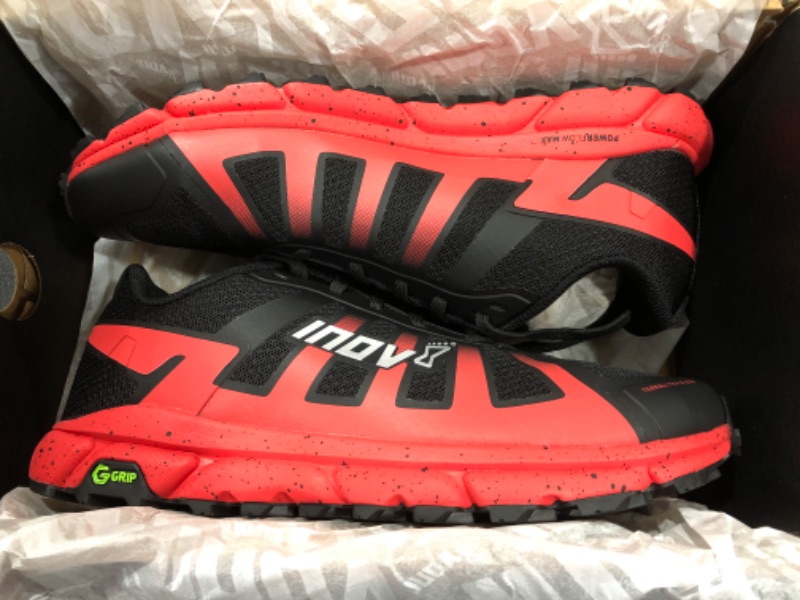 Photo 2 of Inov-8 Men's Trailfly G 270 Trail Running Shoes - Black/Red - Sz 10

