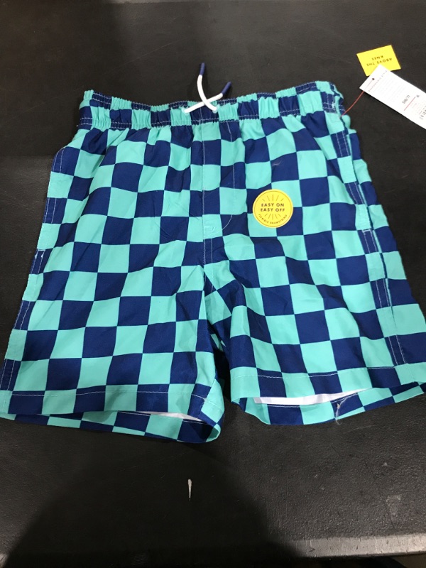 Photo 2 of Baby Boys' Checkered Swim Shorts - Cat & Jack™ SIZE 12M