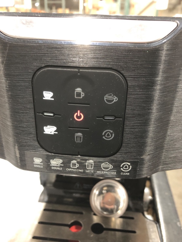 Photo 6 of SHARDOR Espresso Machine 15 Bar Pump Pressure, Cappuccino Machine and Latte Machine with Milk Frother, Brew Single or Double Shot Espresso Coffee Maker, Black