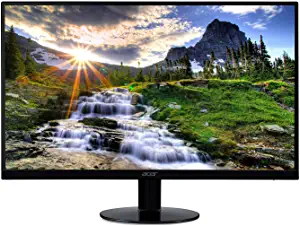 Photo 1 of Acer 21.5 Inch Full HD (1920 x 1080) IPS Ultra-Thin Zero Frame Computer Monitor (HDMI & VGA Port), SB220Q bi *STAND NOT INCLUDED 
