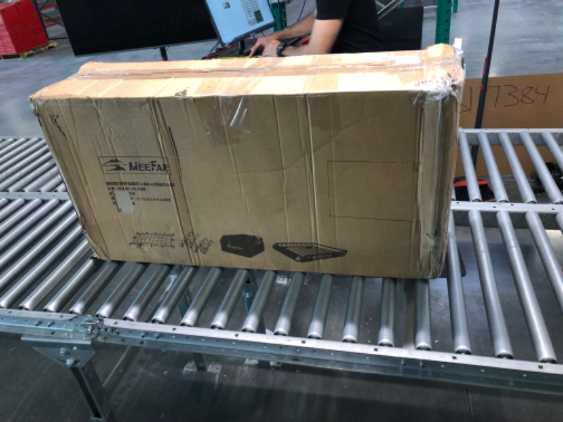 Photo 1 of MeeFar Roof Rack Carrier Basket Universal Rooftop Cargo Carrier Basket 51" X 36" X 5" + Waterproof Cargo Bag 15 Cubic Feet (44" 34" 17"), and Cargo Net with Attachment Hooks, Ratchet Straps ROOF BASKET and BAG