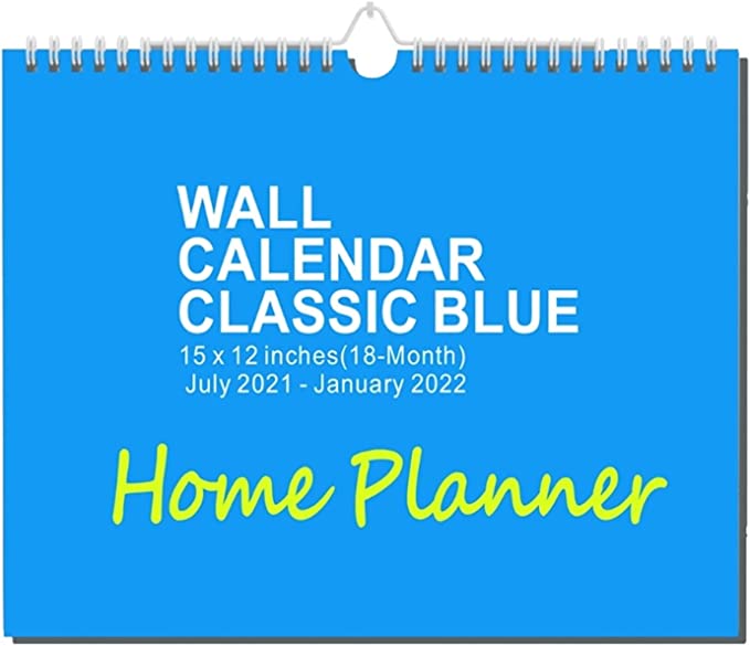 Photo 1 of JKXWX Wall Calendar Monthly Wall Calendar from July 2021-Dec 2022 Perfect for Planning and Organizing Your Home or Office Calendar