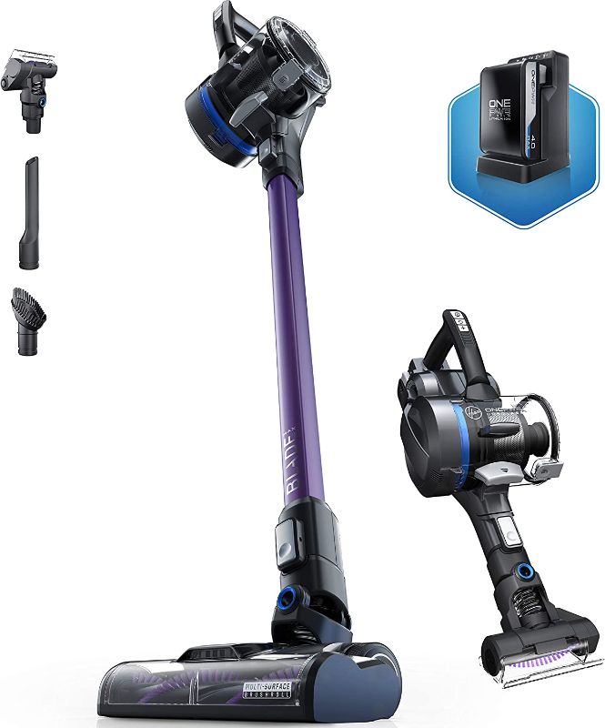 Photo 1 of Hoover ONEPWR Blade MAX Pet Cordless Stick Vacuum Cleaner, Lightweight, BH53354V, Purple