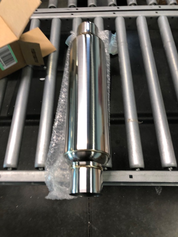 Photo 1 of LCGP 3" Universal Resonator, Straight Through Performance Muffler, 16" Overall Length