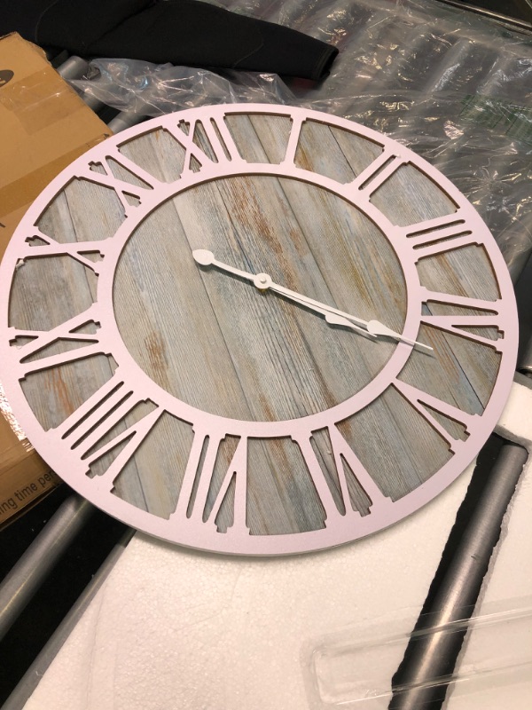 Photo 1 of Mason Wall Clock ( Pink ) 