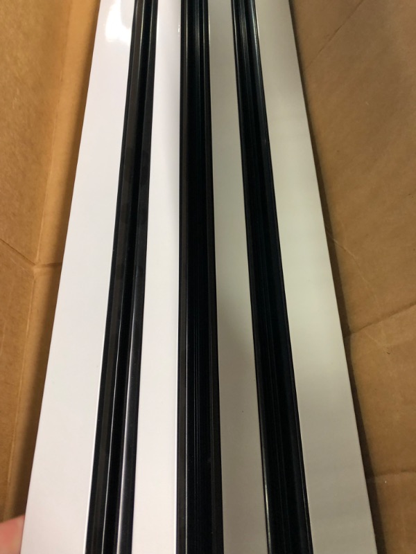 Photo 1 of BUILDMART - 72" Linear Slot Diffuser - (3 Slot) Triple Slot - White Decorative Air Vent - Modern AC Vent Cover for Ceiling, Walls & Floors - Texas Buildmart