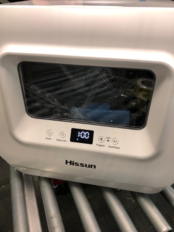 Photo 1 of Counter Top Dishwasher, Portable Dishwasher with 5 Programs, High Temperature, Air-Dry, Child Lock, Dishwasher Basket, Delay Function, Mini Dishwasher for Apartments, Dorms, RVs 17"