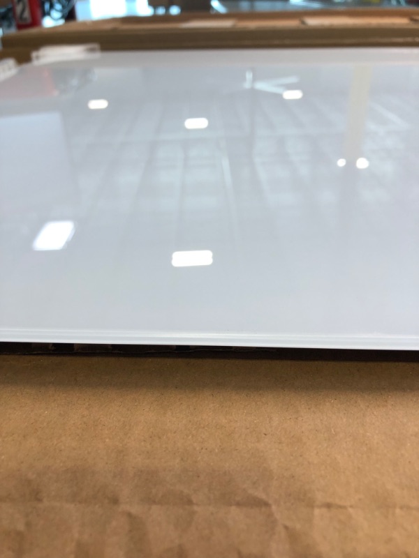 Photo 3 of DOLLAR BOSS Magnetic Glass Whiteboard 24'' x 36'' Dry Erase Tempered Glass White Board Glass for Wall, Large Frameless Glass Board (Standard White) Standard White 24''x36''