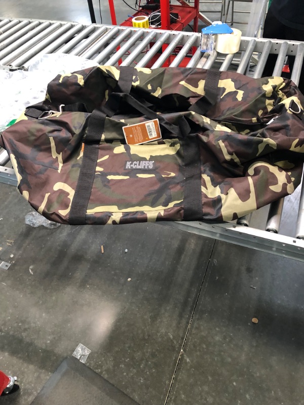 Photo 2 of Heavy Duty Cargo Duffel Large Sport Gear Drum Set Equipment Hardware Travel Bag Rooftop Rack Bag 36 Inch Camo Traveling Bags camo 36 Inch