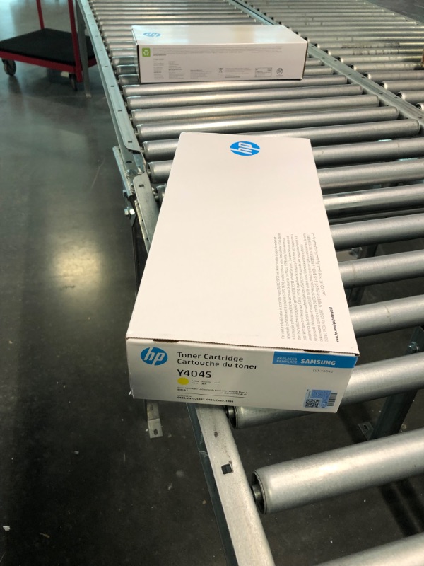 Photo 1 of HP Samsung Electronics CLT-Y404S/XAA Toner, Yellow (SU448A) 
----Factory Seal---