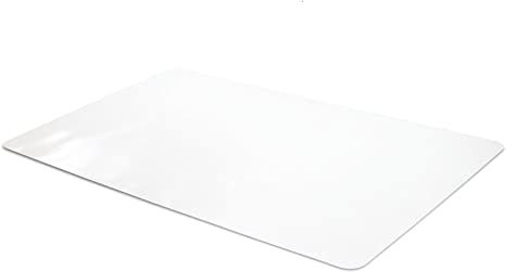 Photo 1 of Office Desk Pad, Clear Textured Desk Mat - 36 x 16.5” Inch Plastic Full Desk Mouse Pad, Computer Desk Mat for Home or Office (36 x 16.5” Inch, Clear)