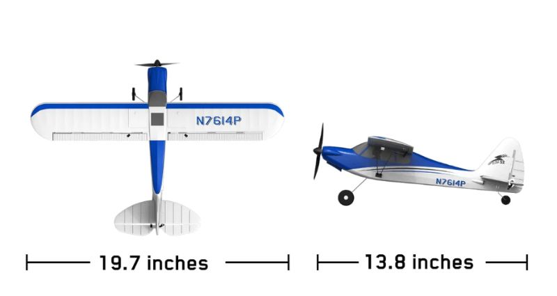 Photo 1 of VOLANTEXRC Sport Cub 500 4Ch RC Trainer Airplane w/ 6-Axis Gyro One-key Aerobatic Park flyer (761-4) RTF Blue
--- Unable To Test --- 
--- Need Battery --- 