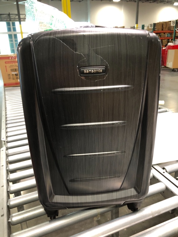 Photo 2 of Samsonite Winfield 2 Hardside Expandable Luggage with Spinner Wheels, Carry-On 20-Inch, Brushed Anthracite Carry-On 20-Inch Brushed Anthracite