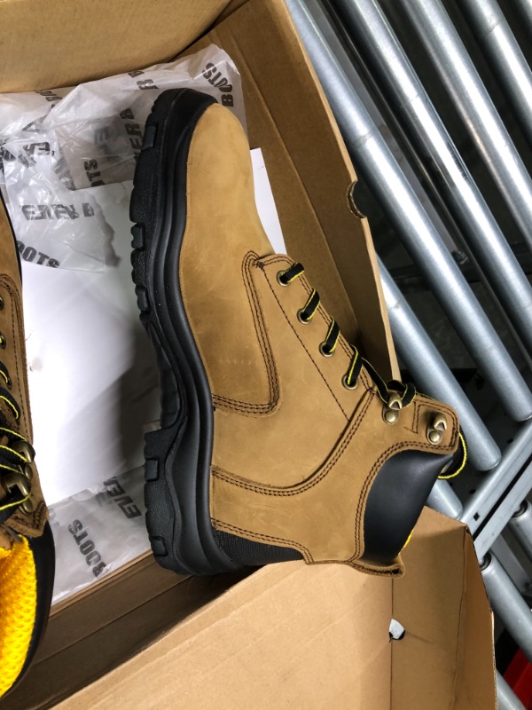 Photo 1 of EVERBOOTS ULTRA DRY Men's Waterproof Hiking Work Boots, Lightweight Ultility Leather Shoes, Water Proof Tactical Military Outdoor Ankle Mens Boot for Construction, Roofing, Hunting, Winter Trails Size ( 9.5 M )