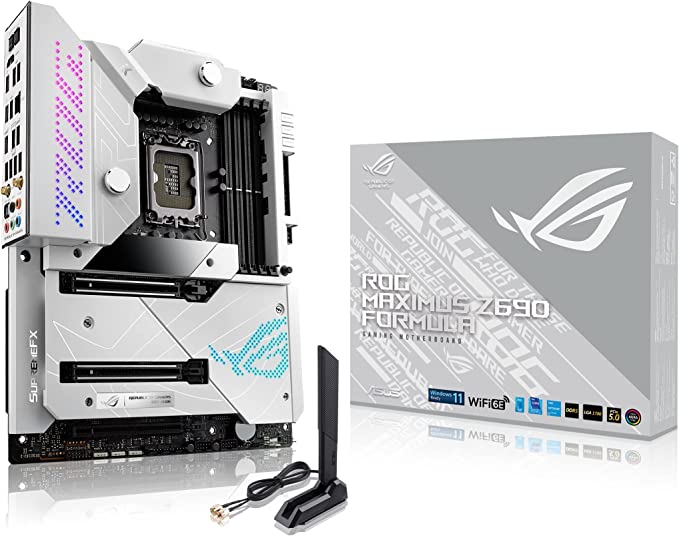 Photo 1 of ASUS ROG Maximus Z690 Formula(WiFi 6E)LGA1700(Intel 12th Gen)ATX Water cooling gaming motherboard(PCIe 5.0,DDR5,20+1 power stages,LiveDash 2”OLED,5xM.2,2xThunderbolt?4,PCIe 5.0 Hyper M.2 Card bundled)