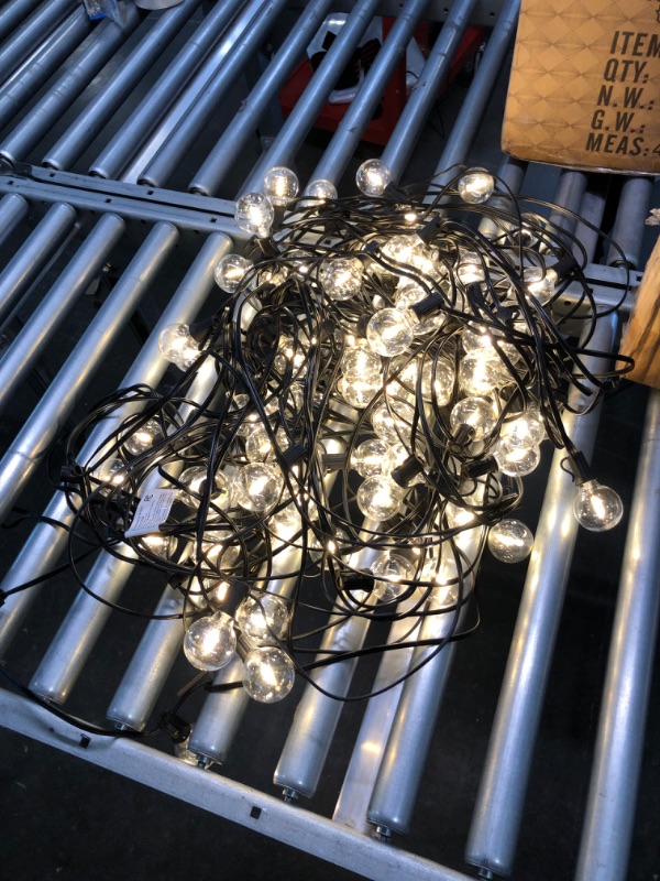 Photo 3 of XMCOSY+ Smart Outdoor String Lights, 150Ft G40 Globe Patio Lights with 75 LED Bulbs, WiFi & APP Control, Work with Alexa, Extendable Waterproof Dimmable LED String Lights for Outside, Porch, Cafe 150Ft 75Bulbs