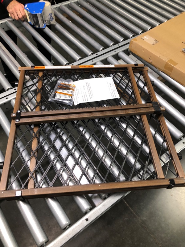 Photo 1 of Position & Lock Baby Gate, Pressure-Mounted, Farmhouse Collection