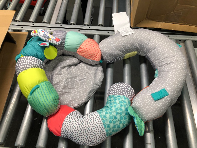 Photo 1 of Infantino 2-in-1 Tummy Time & Seated Support - Pillow Support for Newborns and Older Babies, with Detachable Support Pillow and Toys, for Development of Strong Head and Neck Muscles Toucan