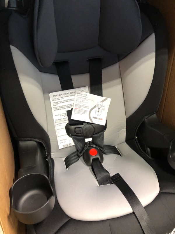 Photo 1 of Safety 1st Grand 2-in-1 Booster Car Seat, Forward-Facing with Harness, 30-65 pounds and Belt-Positioning Booster, 40-120 pounds, Black Sparrow