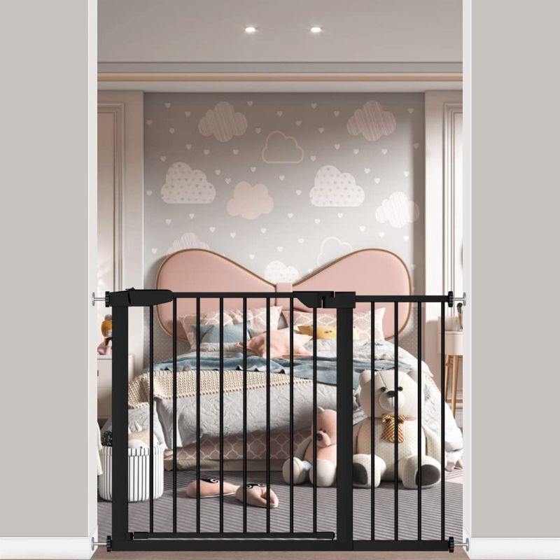 Photo 1 of Fairy Baby Extra Wide Baby Gate - Large Walk Through Safety Child Gates for Kid or Pet - Long Pressure Mounted Baby Gate 43.31"-46.06"
--- Open Box --- 