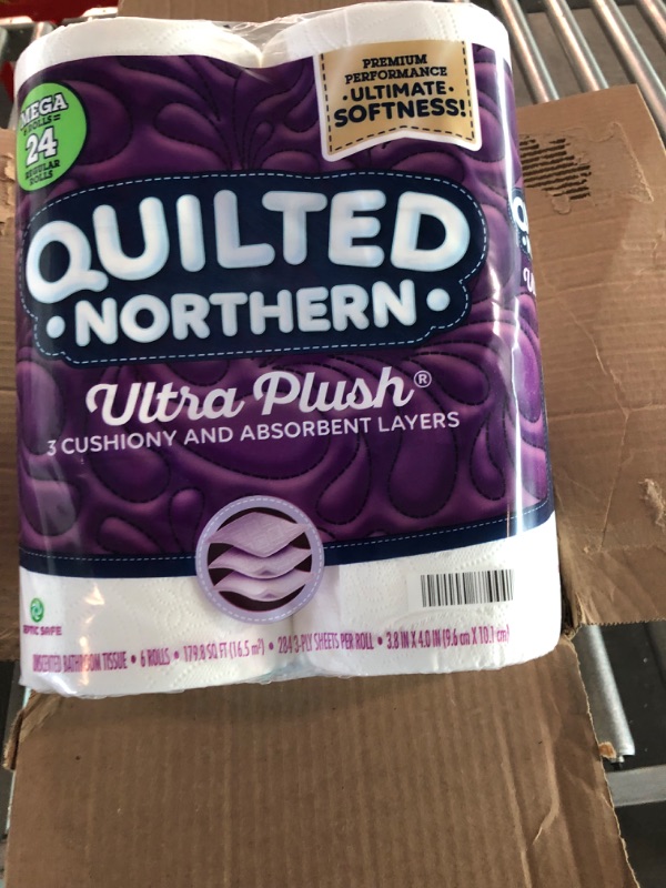 Photo 4 of Quilted Northern Ultra Plush Toilet Paper, 18 Mega Rolls = 72 Regular Rolls, 3-Ply Bath Tissue, 18 Count 