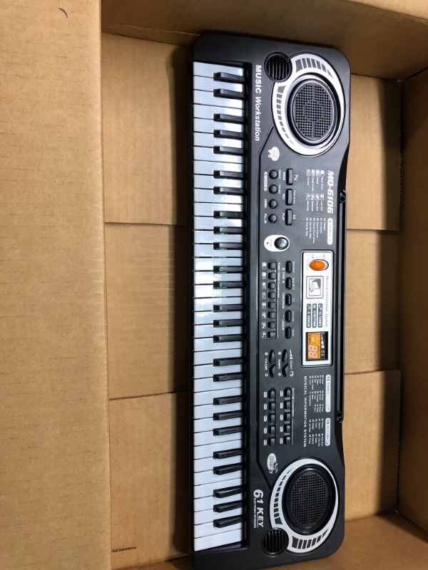Photo 3 of KOCASO Piano Keyboard 61 Keys Digital Music Electronic Keyboard Electric Piano Musical Instrument Kids Learning Keyboard with Microphone For Beginners Kids Girls Boys------missing hardware-no power cord or microphone