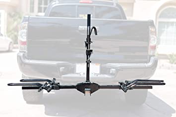 Photo 1 of Hitch Mount Bike Rack Platform Style 2-Bike Rack for Cars Trucks SUVs Minivans with Hitch Tightener