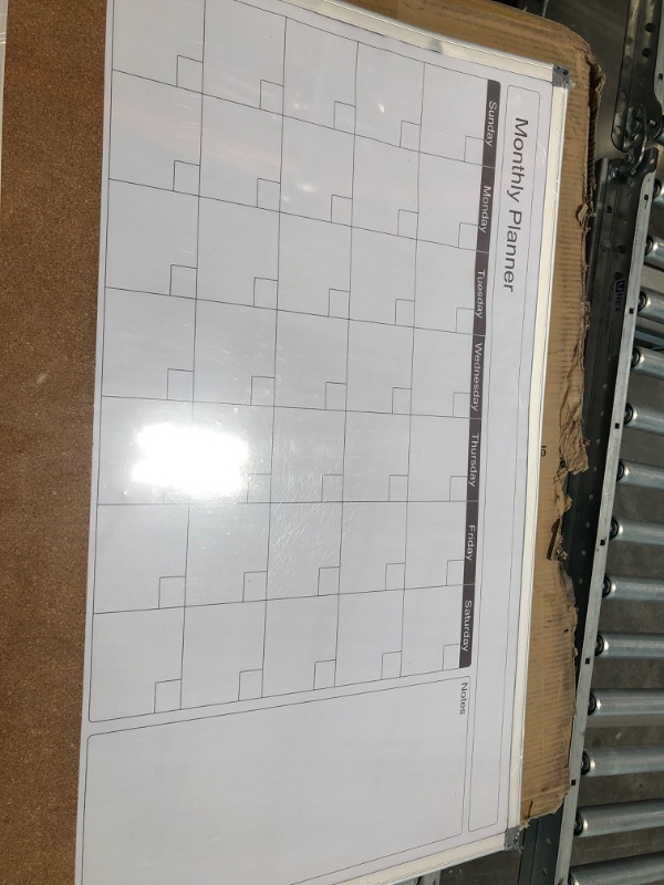 Photo 3 of SWANCROWN Dry Erase Calendar Whiteboard Cork Board 