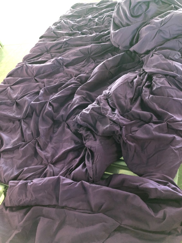 Photo 1 of bedsure purple blanket with two pillows cases queen 