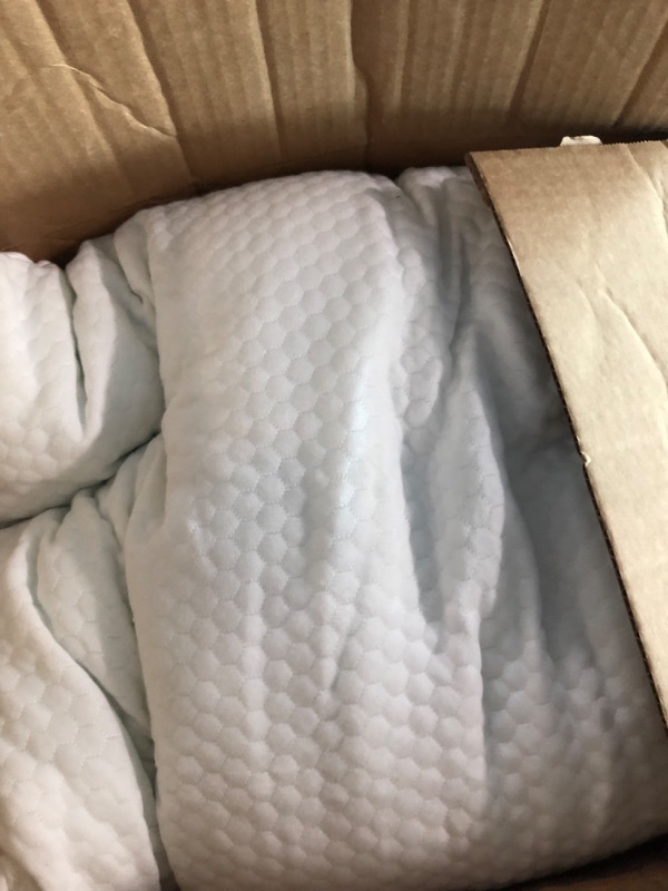 Photo 1 of Molblly Queen Pillows 2 Pack, Shredded Memory Foam Bed Pillows Set of 2, Adjustable Loft Bed Pillows with Washable Pillows for Back and Side Sleeper Pillows Queen Size Set of 2