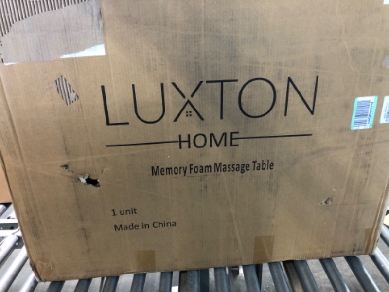 Photo 1 of Luxton Home Premium Memory Foam Massage Table - Easy Set Up - Foldable & Portable with Carrying Case