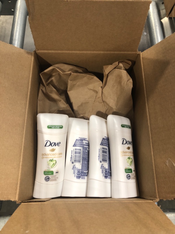 Photo 1 of Dove Antiperspirant Deodorant with 48 Hour Protection Advance Cool Essentials Deodorant for Women, 2.6 Ounce (Pack of 4)