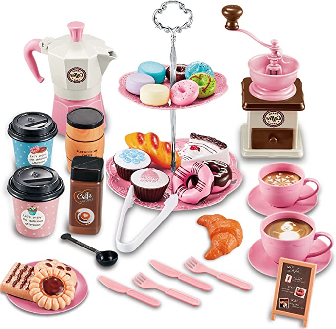 Photo 1 of kids toys tea set little girls 22 pieces