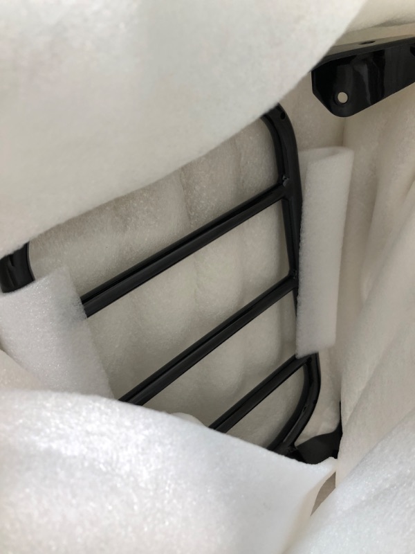 Photo 4 of MoKitDora Detachable Softail Backrest Sissy Bar Upright with Pad & Luggage Rack for 2018-later Harley FLFB FLFBS FXBR FXBRS, Black Black with Luggage Rack