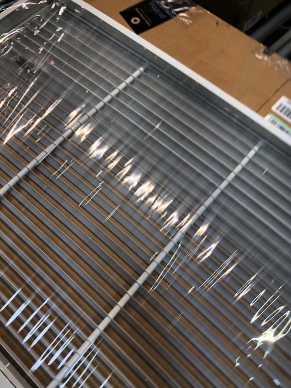 Photo 3 of 30" X 20" Aluminum Return Filter Grille - Easy Airflow - Linear Bar Grilles [Outer Dimensions: 31.75w X 21.75h] 30 x 20