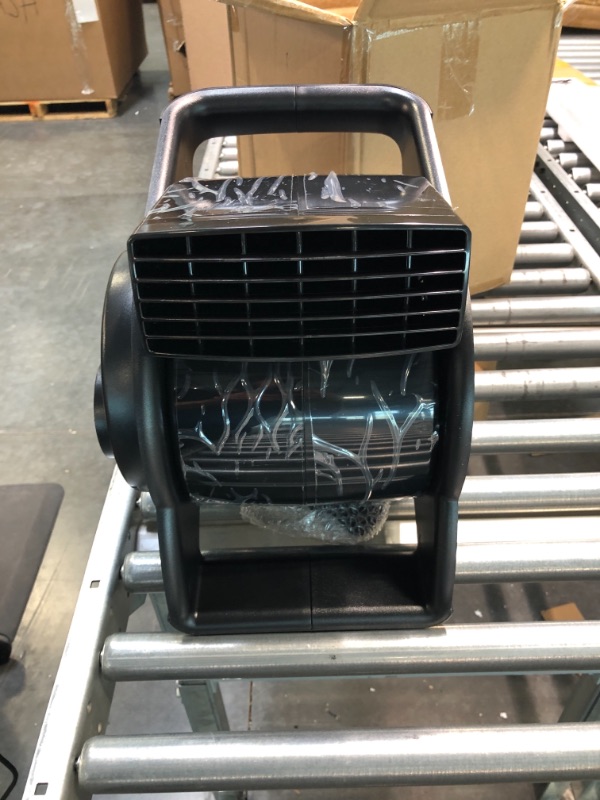 Photo 2 of Lasko U12104 High Velocity Pro Pivoting Utility Fan for Cooling, Ventilating, Exhausting and Drying at Home, Job Site and Work Shop, Black 12104 12.2 x 9.6 x 12.3 inches