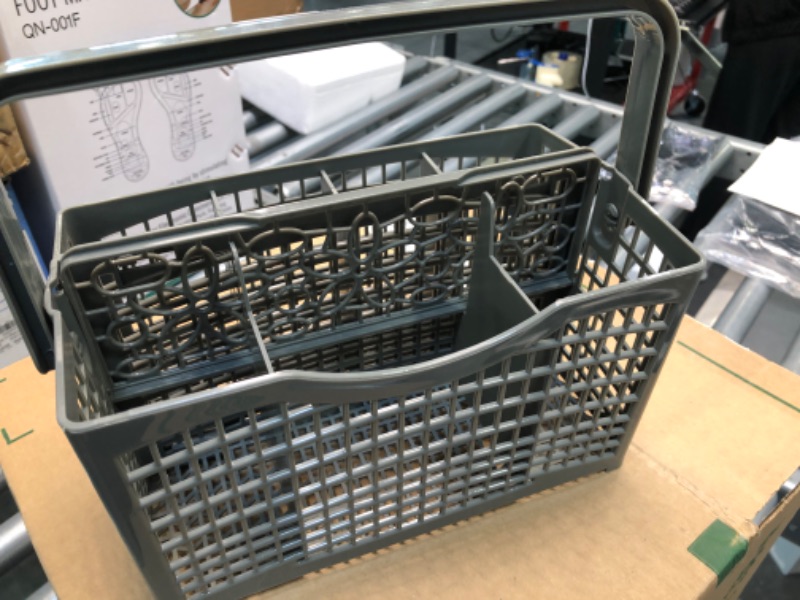 Photo 2 of Dishwasher Cutlery Basket-Universal Basket (9.6" x 5"x 4.8" )-Universal Basket with a Handle-Universal
