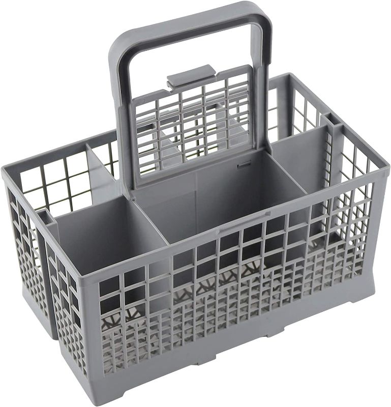 Photo 1 of Dishwasher Cutlery Basket-Universal Basket (9.6" x 5"x 4.8" )-Universal Basket with a Handle-Universal
